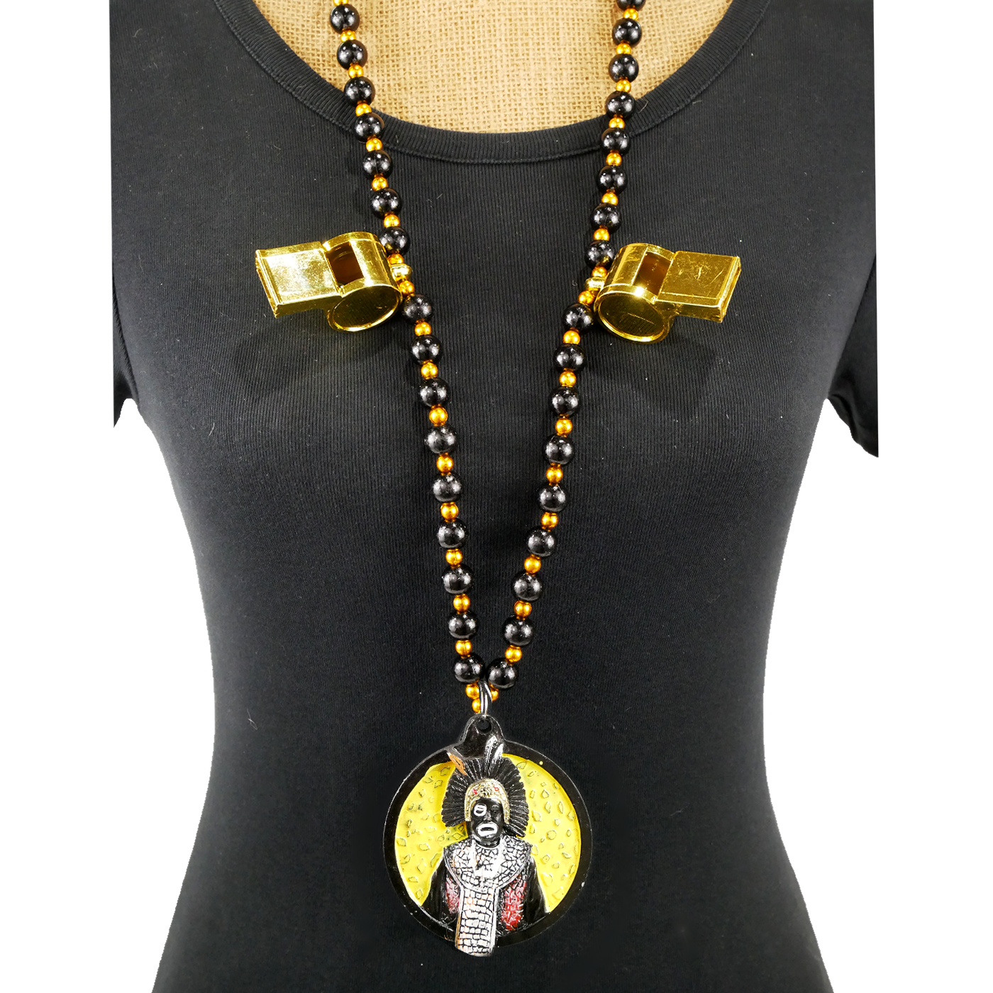 Warrior Whistle Hand Strung Beads