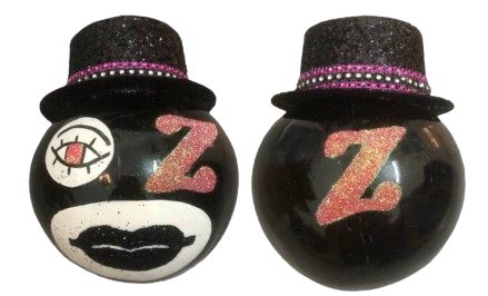 Black and Pink Coconuts w/ Hat