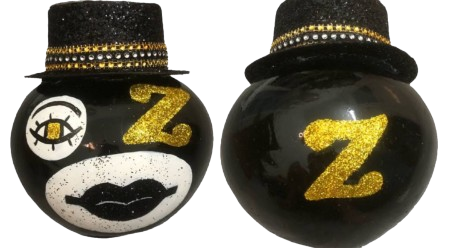 Black and Gold Coconuts w/ Hat