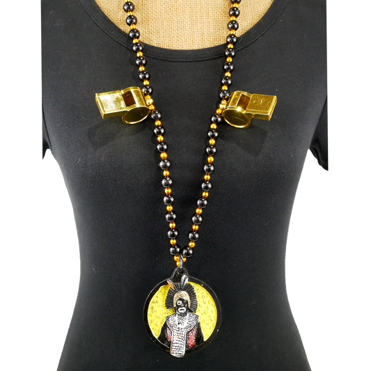 Warrior Whistle Hand Strung Beads